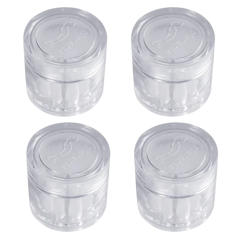 4X Aquarium Tank Plastic Catcher Trap Pipe Trapper For Planarian Worm Leeches 8 Holes Transparent