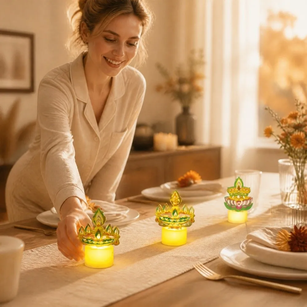 Flameless Flameless LED Candle Lights Battery Operated Compact Size LED Candle Light Without Real Flame Without Smoke