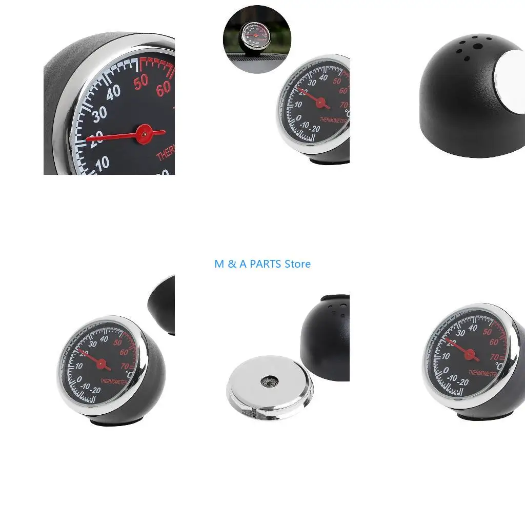 U1JF 12V Car Temperature Meter Tool Automotive Mechanical Pointer Digital Thermometer