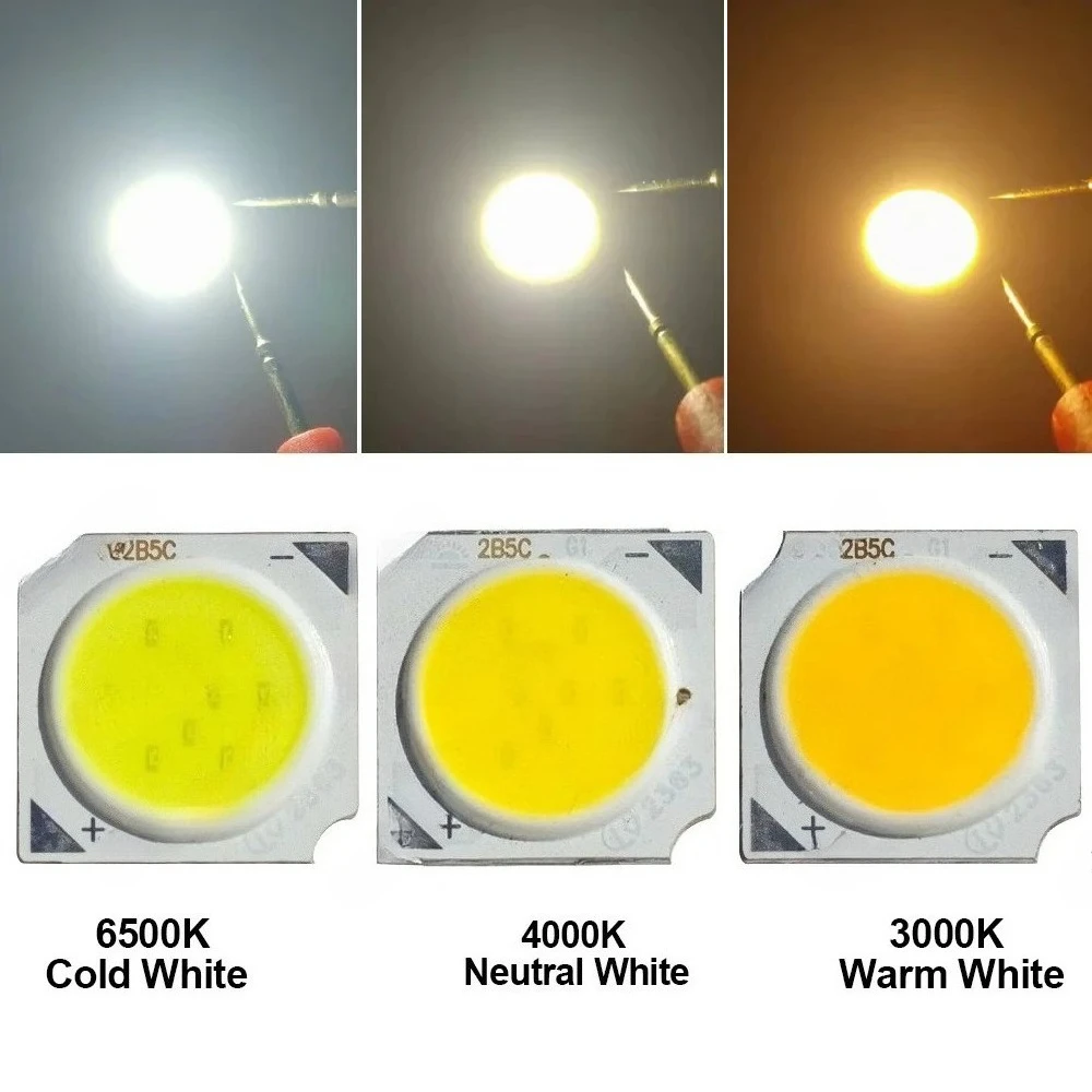 10 قطعة COB LED 3 واط 5 واط 7 واط 10 واط 12 واط 15 واط 18 واط 30 واط 36 واط محايد الباردة الدافئة الأبيض 13 مللي متر 20 مللي متر 28 مللي متر 1919 رقائق مصباح الأضواء النازل DIY بها بنفسك
