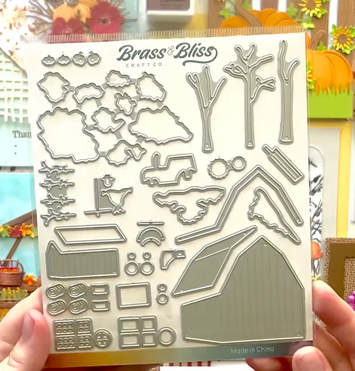 

Ginkgo Leaf and Pumpkin 2025 New Metal Cutting Dies For DIY Scrapbooking Crafts Maker Photo Album Template Handmade Decoration