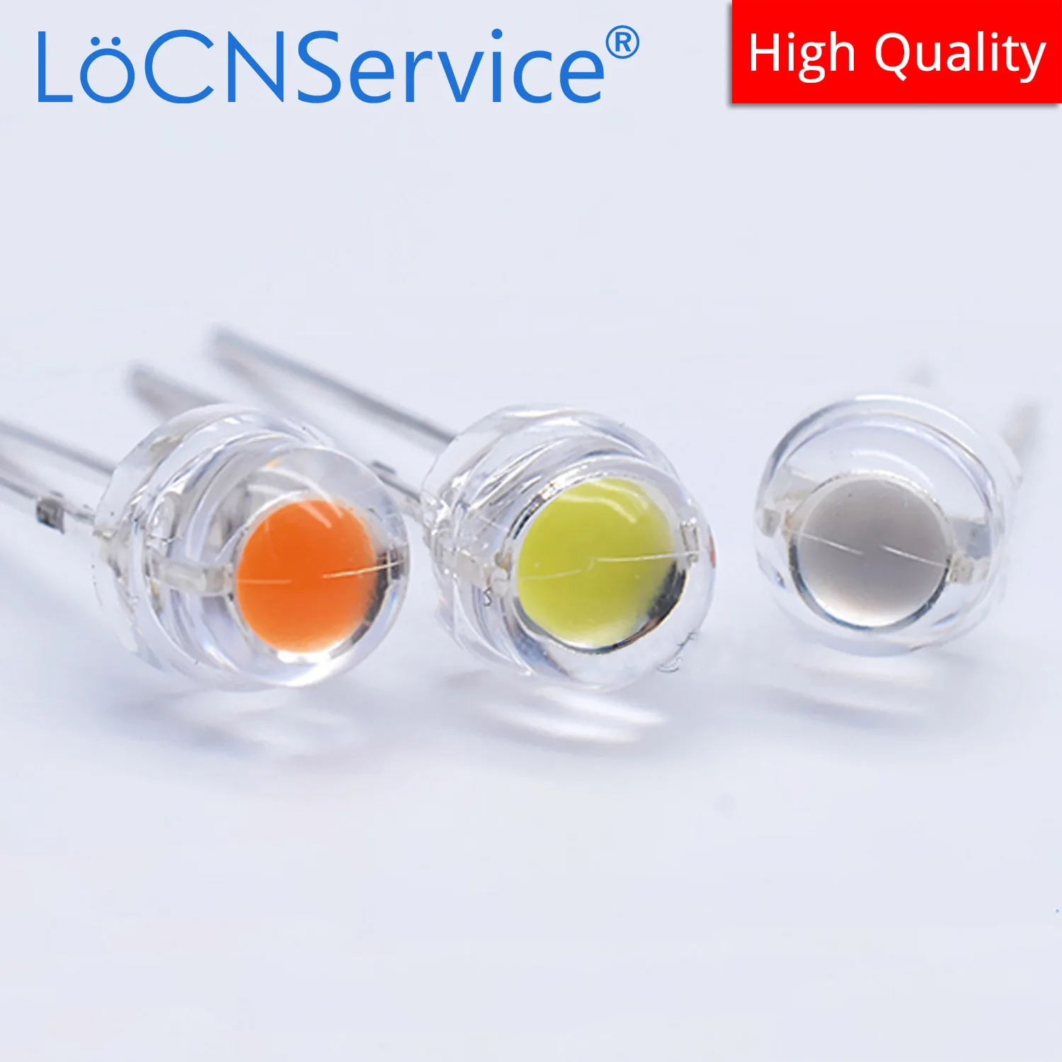 1000PCS 5mm F5 DIP LED Red Blue Green White Yellow Orange Straw Hat Lamp Light-emitting diodes (leds) bead light High quality