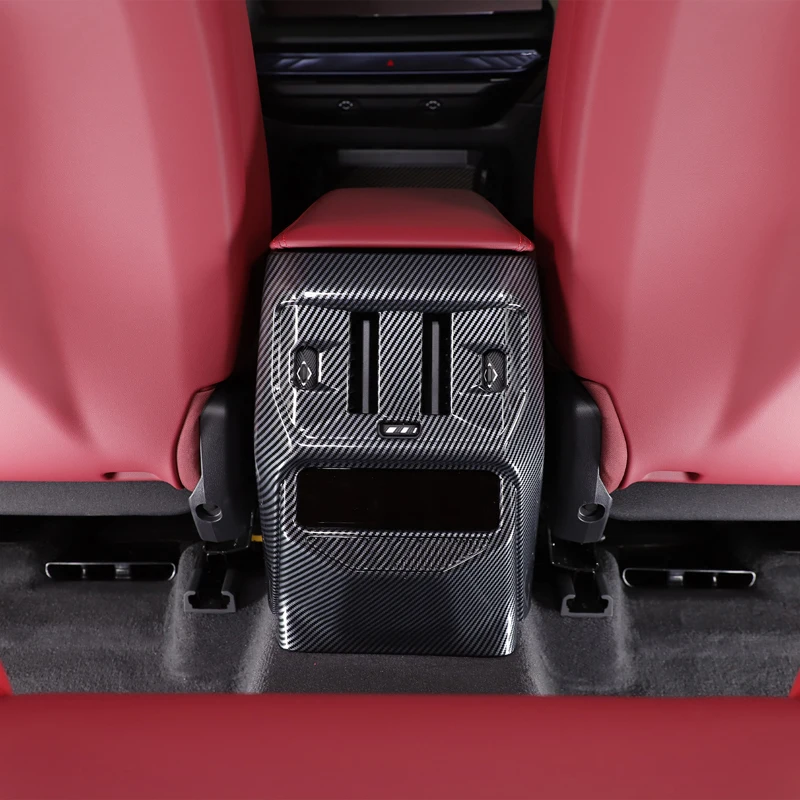 For BMW X3 G45 2025+ ABS Carbon Fiber Car Interior Trim Air Outlet Frame Glass Lifting Frame Gear Shift Panel Sticker Accessorie view 6