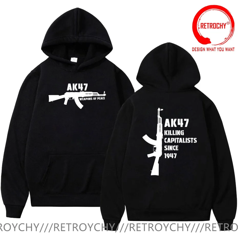 Capitalists Assault Rifle  Military Political T Shirt Men Fashion Trendy Casual Clothing Stylish Tops Tee