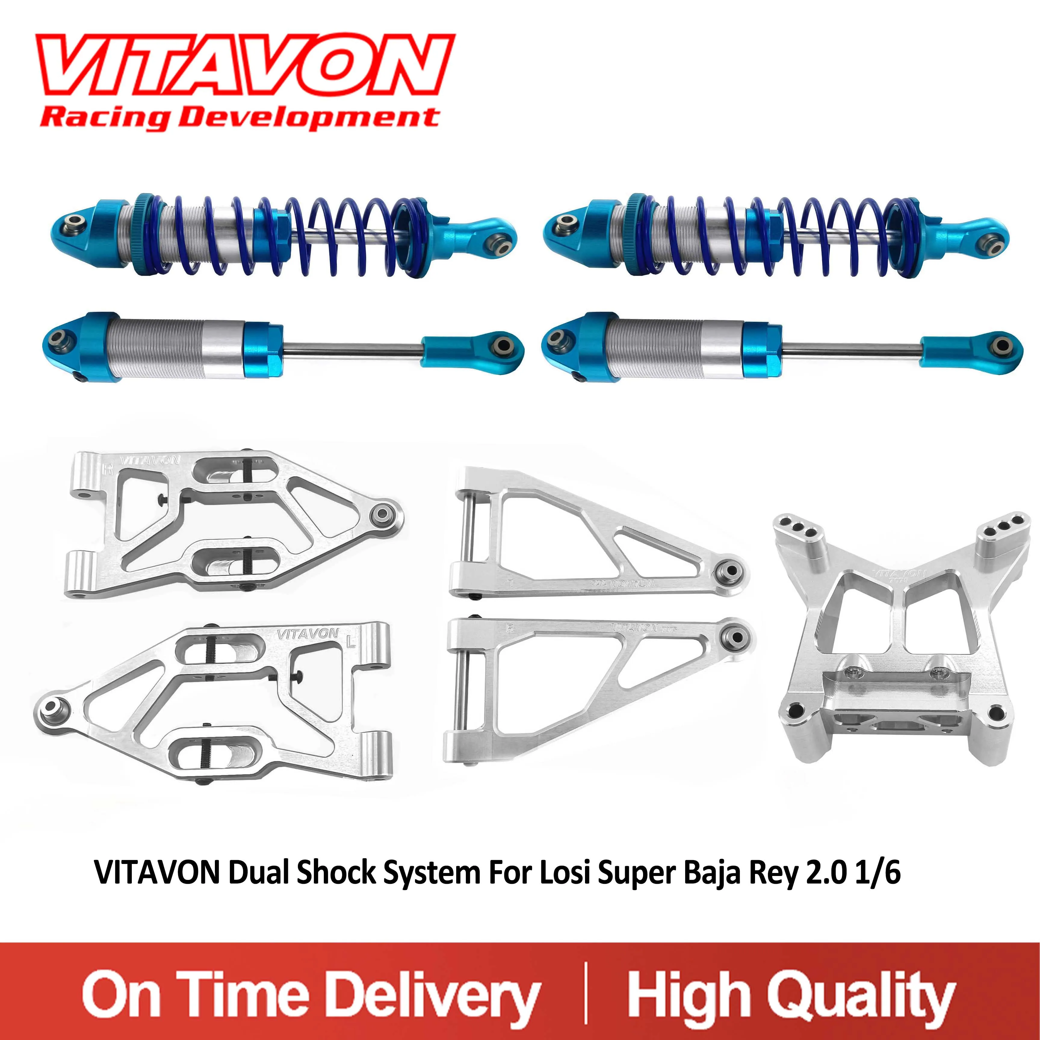 VITAVON Dual Shock System For Losi Super Baja Rey 2.0 1/6