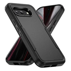Rugged Armor Shockproof Phone Case For Google Pixel 6 7 8 9 Pro XL 6A 7A 8A 9A TPU Frame Hard Plastic Protective Back Cover