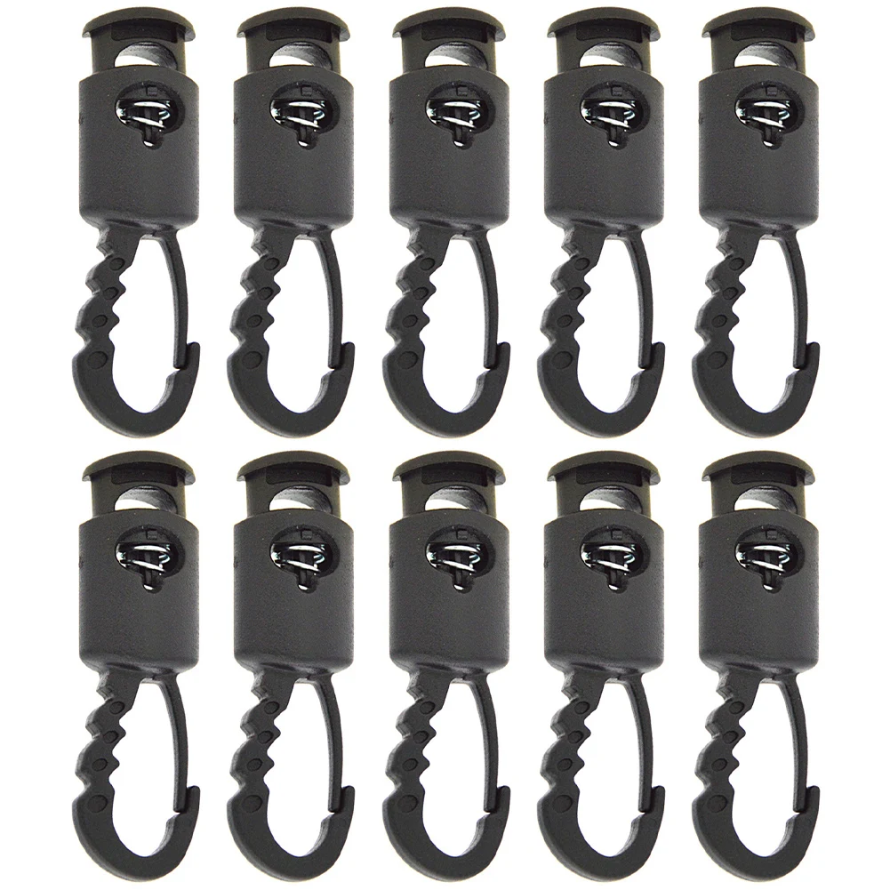 Camping Awning Hook Clamp Camping Rope Hook Stable And Secure Windproof Design Baffle Design Freely Movable Hook