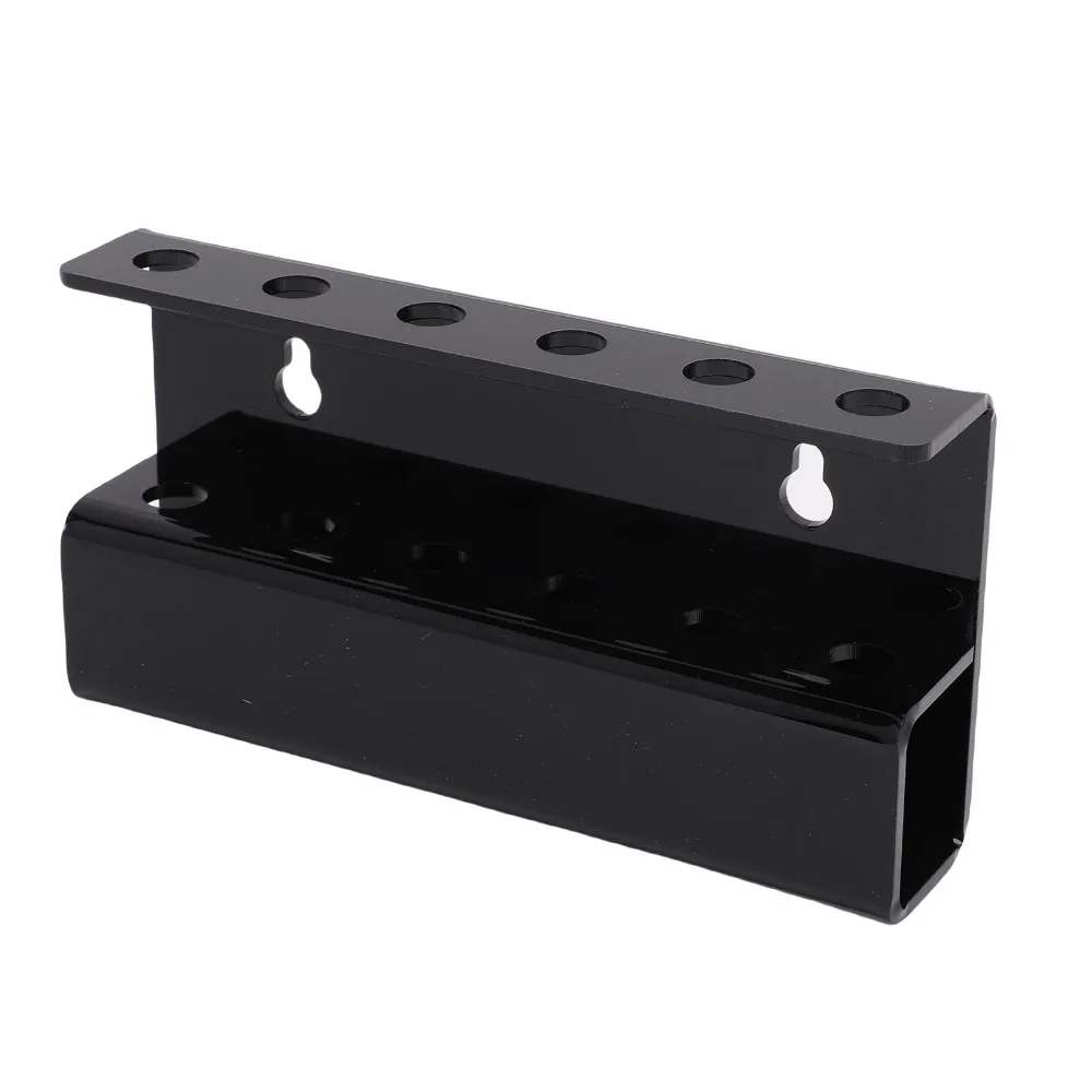 2pcs Effortless Setup Acrylic Acrylic Dart Holder Black 15.5x2.8x8cm Dart Display Stand Dart Display Rack Wall Mount Setup