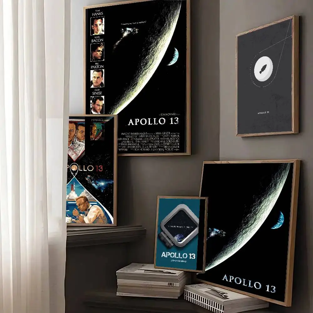 Science Fiction Movie A-Apollo 13 Posters Living Room Bar Cafe Quality Canvas Vintage Style Comics Painting Art Home Wall Decor