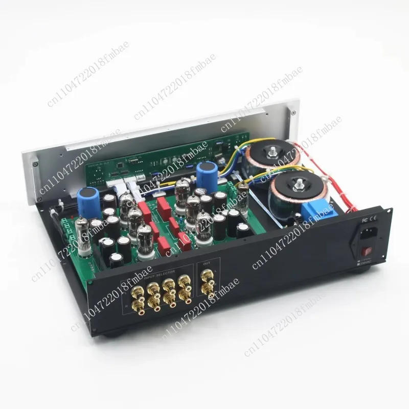 HiFi Remote Volume ECC83 Tube Stereo Preamplifier, Classic Home Audio Preamp