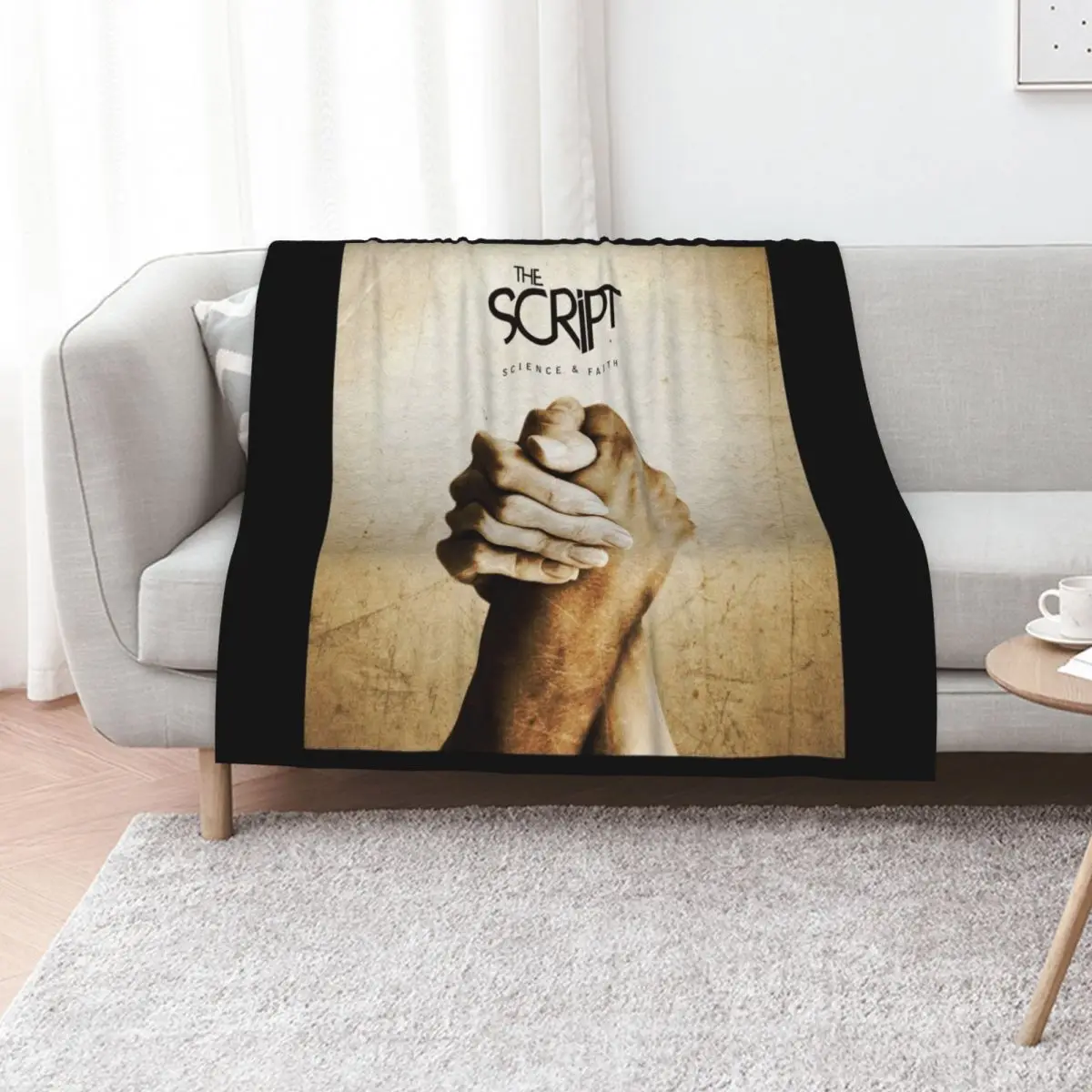 The Script science faith 1 Throw Blanket heavy to sleep blankets and throws cosplay anime Furrys Softest Camping Blankets