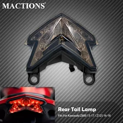 Motorcycle LED Brake Tail Light Rear Turn Signal Indicator Running Lamp For Kawasaki Z125 2013-2021 2022 ZX6R Z800 2013-2016