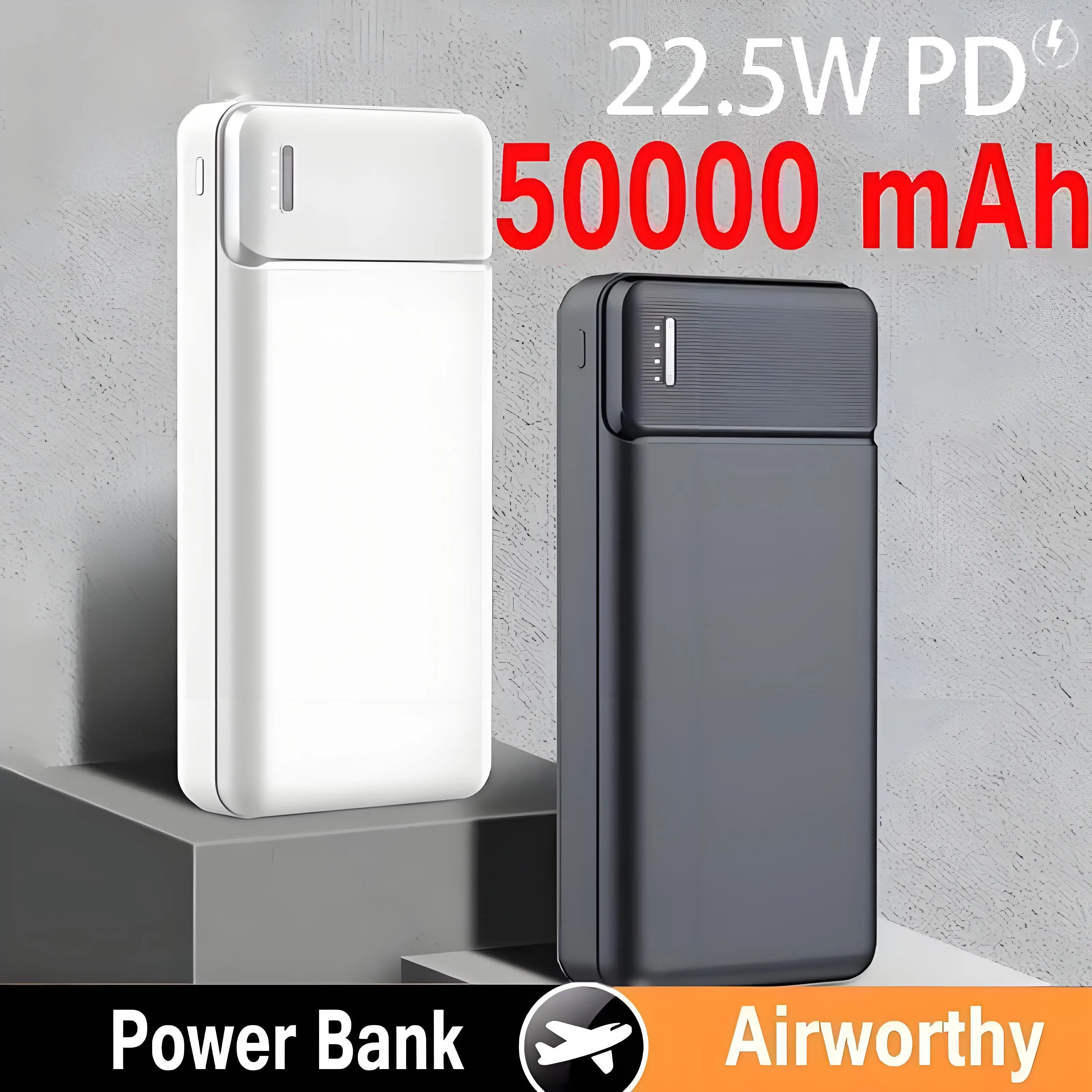 120W 5000mAh PowerBank Portable Super Fast Charger External Battery PoverBank High Capacity PowerBank For iPhone Samsung Xiaomi