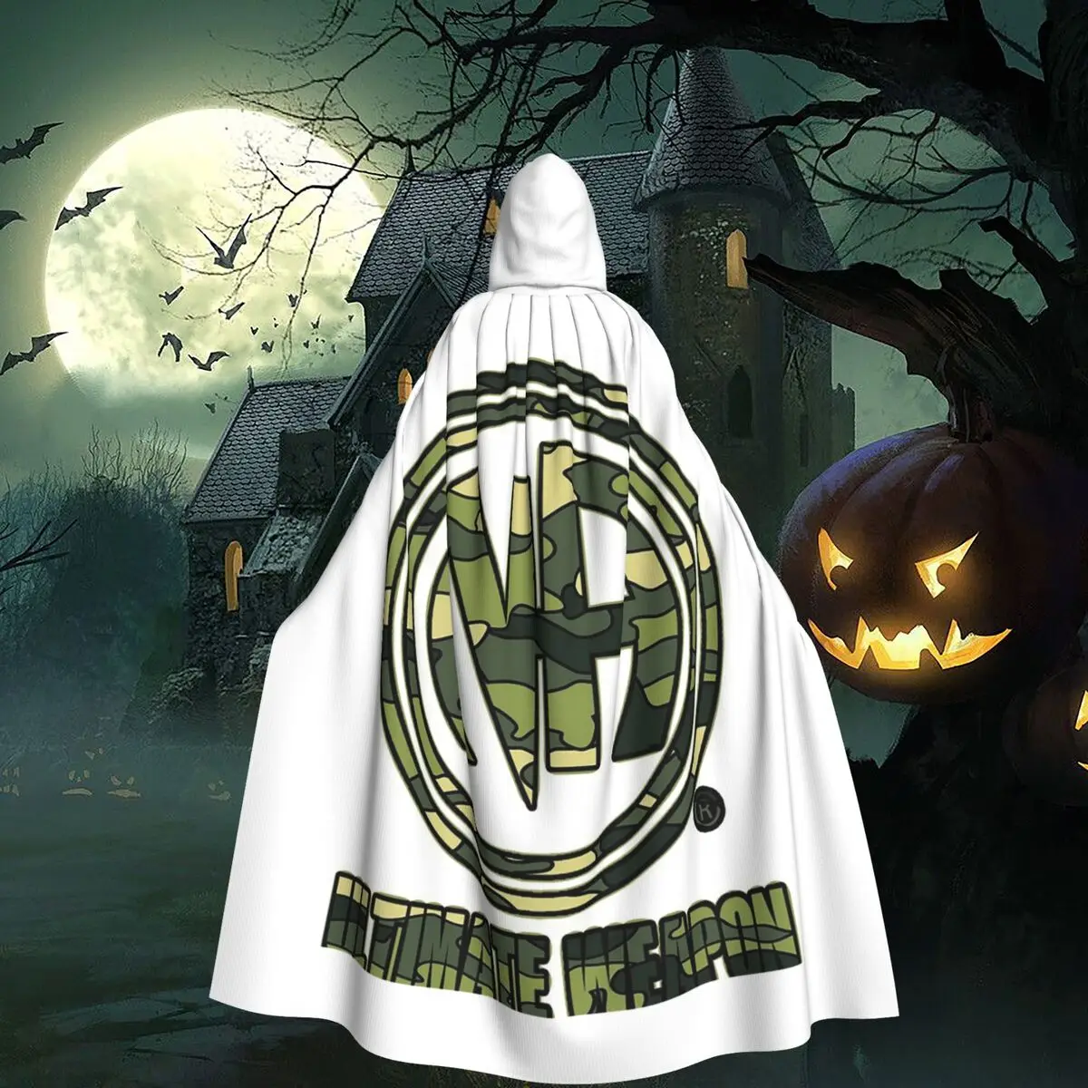NA - Narcotics Anonymous Long Hooded Cloak Witch Medieval Costume Cosplay Cape HalloweenCoat Adult Unisex
