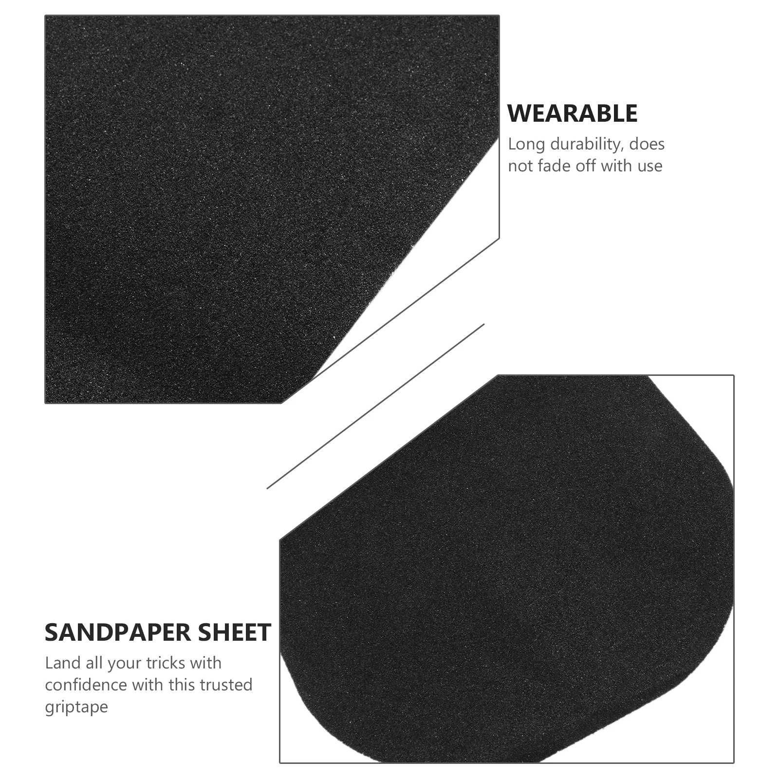 80x20 سنتيمتر مكافحة زلة الصنفرة ل سكيت سكوتر شريط لحام الثقيلة غير تتلاشى سطح لاصق ل الدرج دواسة كرسي متحرك