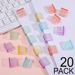 Portable Mini Multicolor Binder Clips Push Paperclips Staples For Paper Documents Test School Office Pusher Binder Supplies