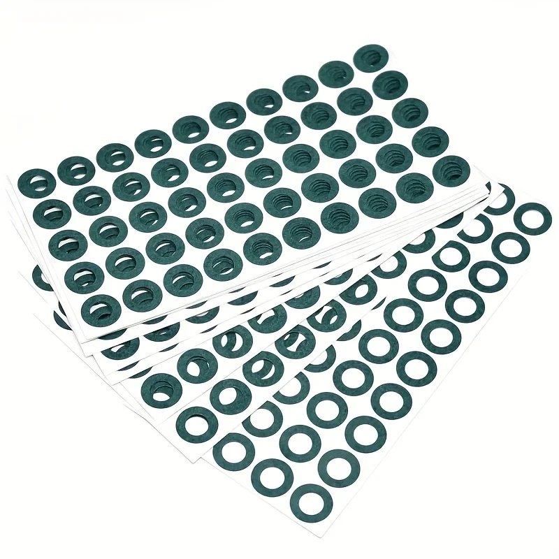 

400pcs Self-adhesive Solid/Hollow 18650 Battery Insulation Pads, 18650 Battery Insulation Rings, 18650 Highland Barley Paper