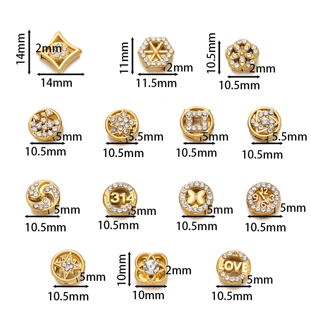 2 pz/lotto Perline di Strass in Acciaio Inossidabile Piatto Rotondo di Cristallo Rondelle Perline Del Distanziatore per la Produzione di Gioielli Collana Bracciale Fai da Te