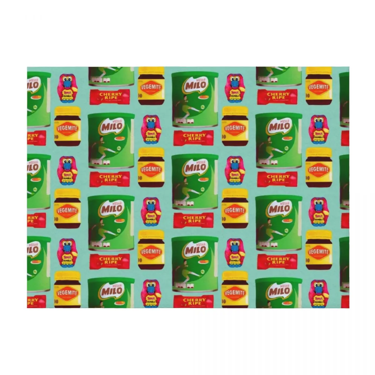 

Australian Snacks Throw Blanket Custom Tourist for babies Hair Blankets
