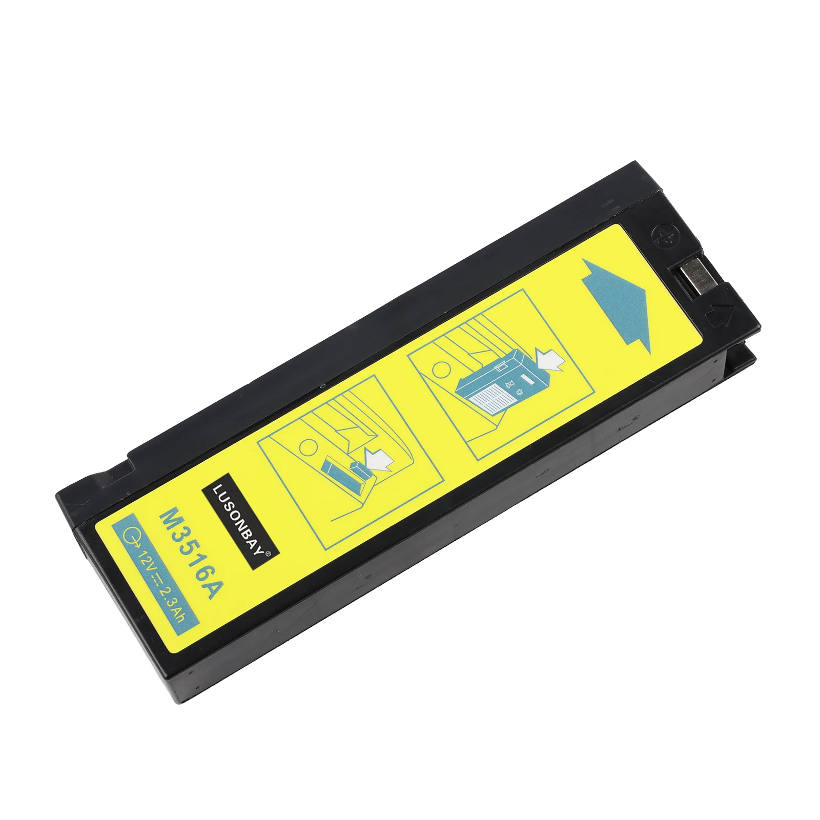 

Сменный аккумулятор LUSONBAY M3516A для дефибриллятора Philips LCT-1912ANK LC-T121R8PG Heartstart XL M4735A M3516A 2,3 Ач