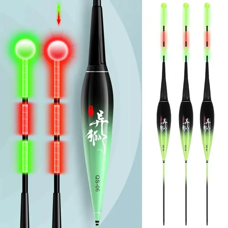 New type of LED electronic fishing float, night-lighting gravity-sensing nano buoy, with a buoyancy of 1.2 grams to 3 grams. image 2