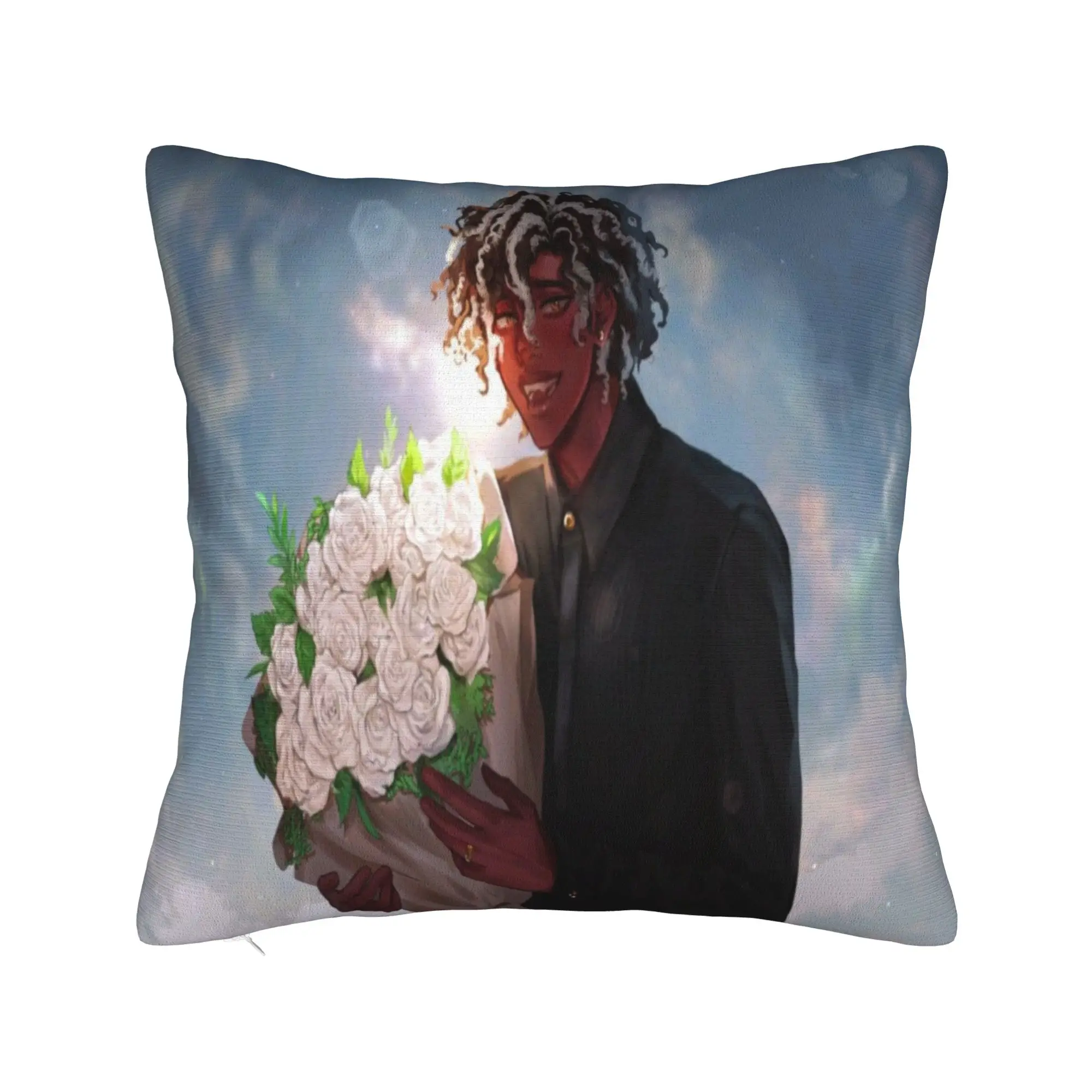 Micah Yujin E-ERROR143 Pillow Cover  Graphic Cushion Cover Retro Trendy Pillow Case For Chair Sofa Home Decor