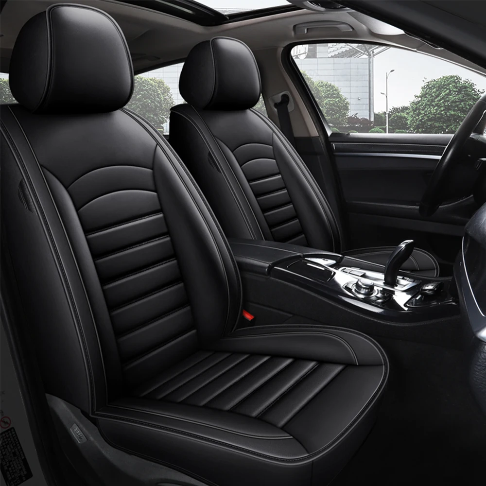 Leder Universelle Autositzbezüge für BMW X1 X6 X4 X3 X5 F10 F20 520 525 320 E36 E46 Innenraum-Sitzschutz Auto-Zubehör – Detail 5