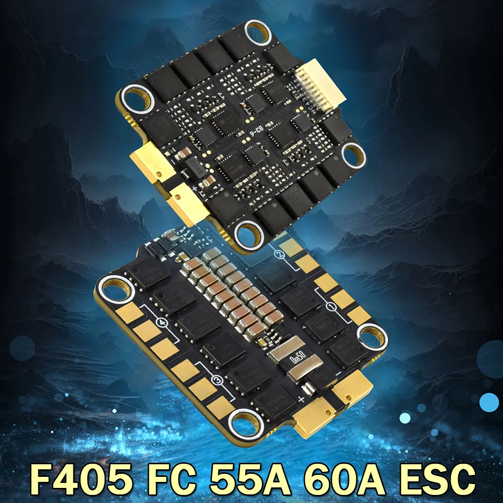 

9IMOD F405 Flight Stack F405 Flight Control 55A/60A ESC 30.5x30.5mm For FPV Racing Drone