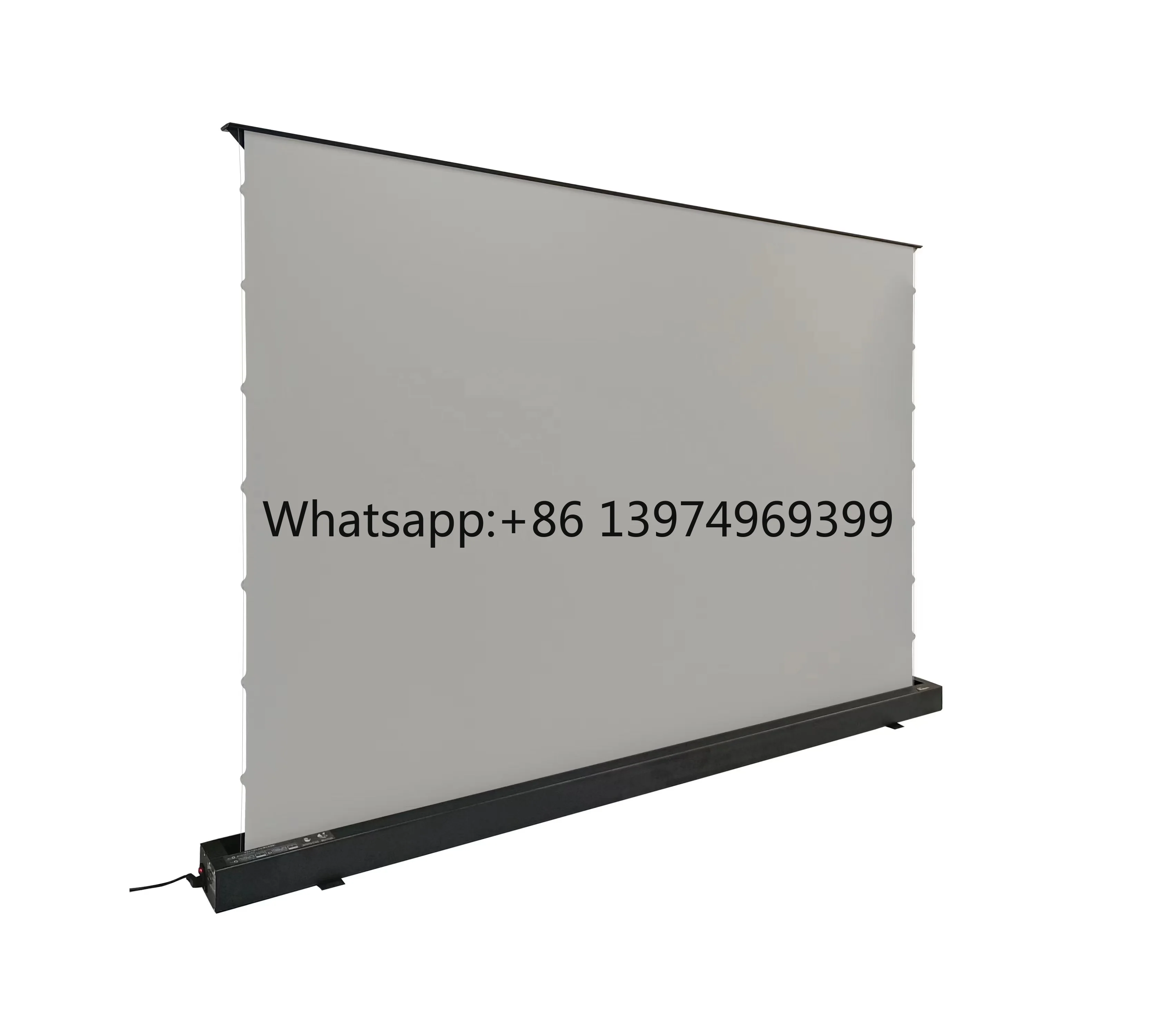 100 Inch Floor Rising Projector Screen Motorized Projector Screen Floor Rising With ALR Screen