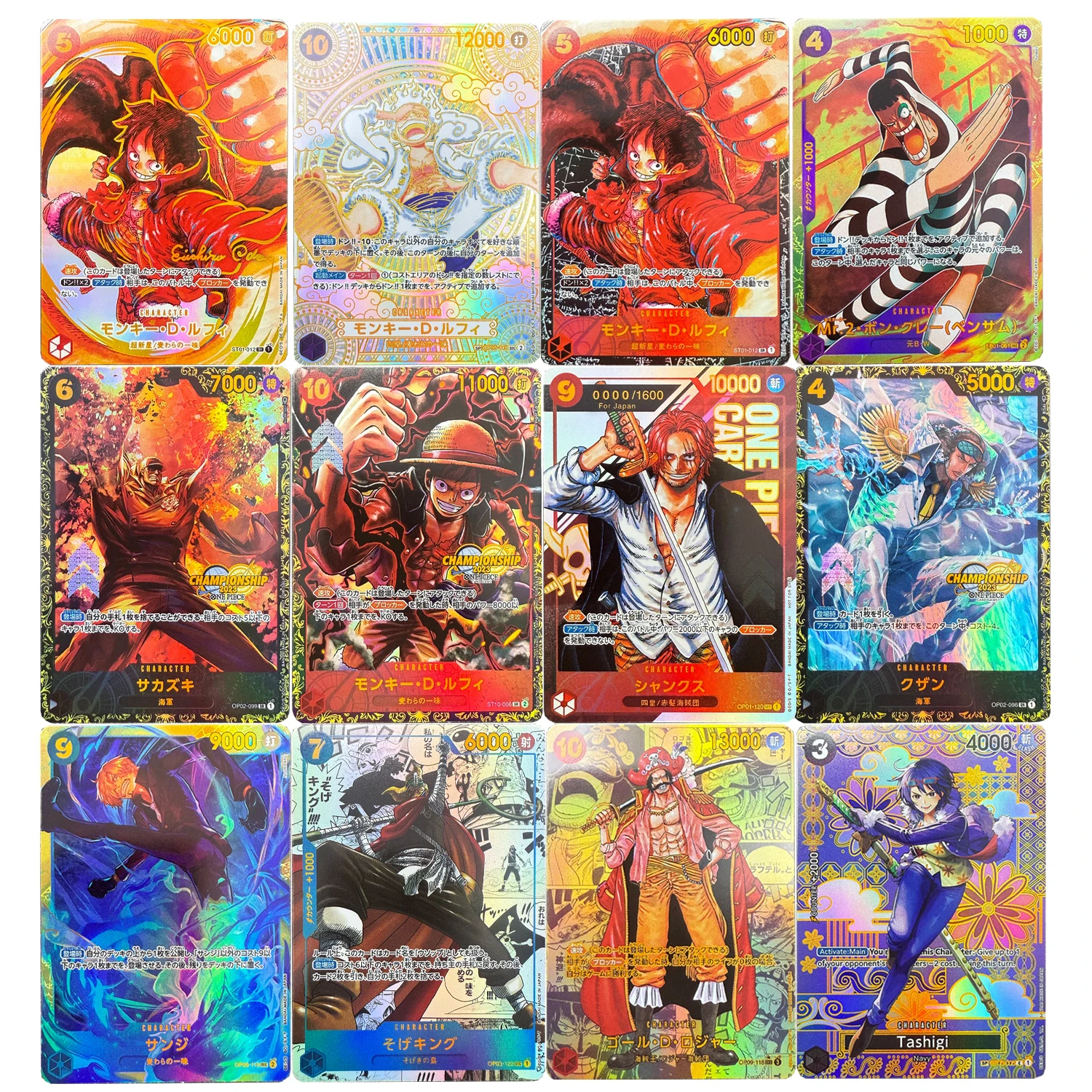 30 Models Diy One Piece Luffy Shanks Collection Card Refraction Color Flash Classic Limited Edition Sanji Nami Gift Toys