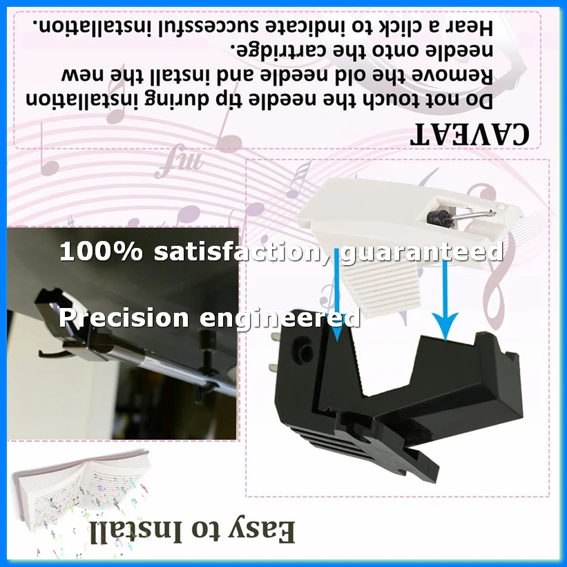 

ATN85EP Replacement Stylus for AT85EP Compatible for ATN85EP Elliptical Turntable Stylus for AT301EP-ABVP