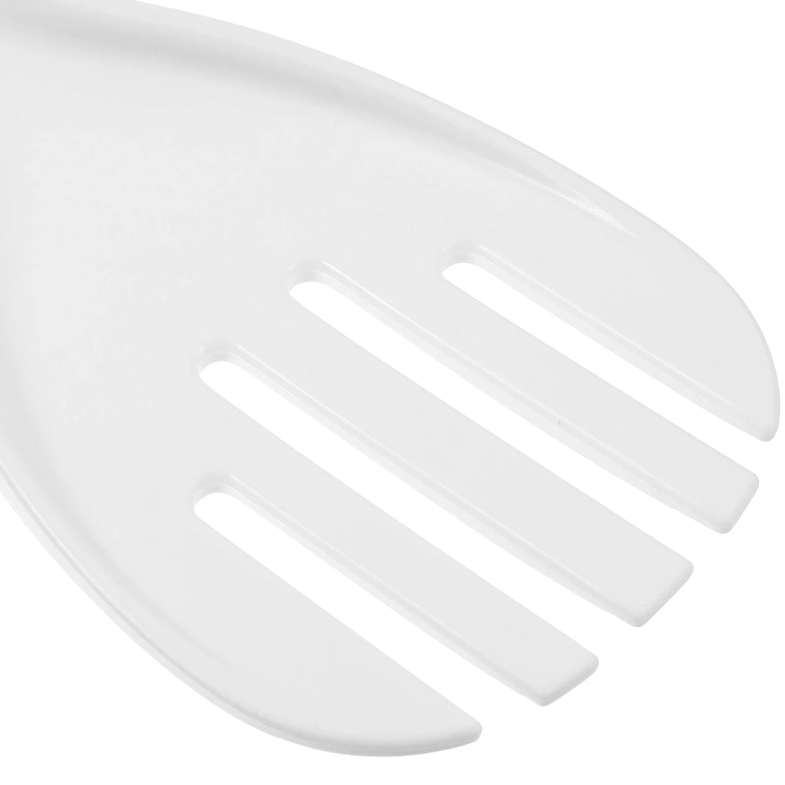 

2pcs Plastic Rice Spoon Thickened Lightweight Kitchen Storage Home Restaurant Hotel Use Simple Design Dirt Resistant