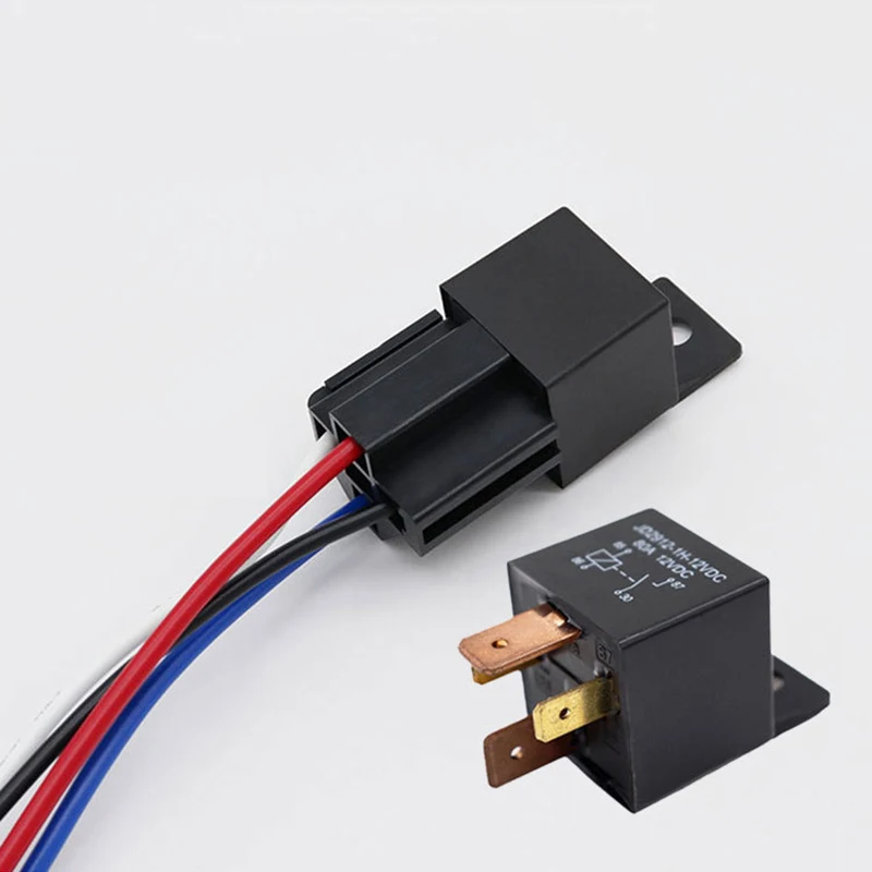 Car Relay Waterproof Automotive Relay Circuit Control 80A 12V/24V 4 pin/5 pin Copper Terminal Auto Relay JD2912-1H