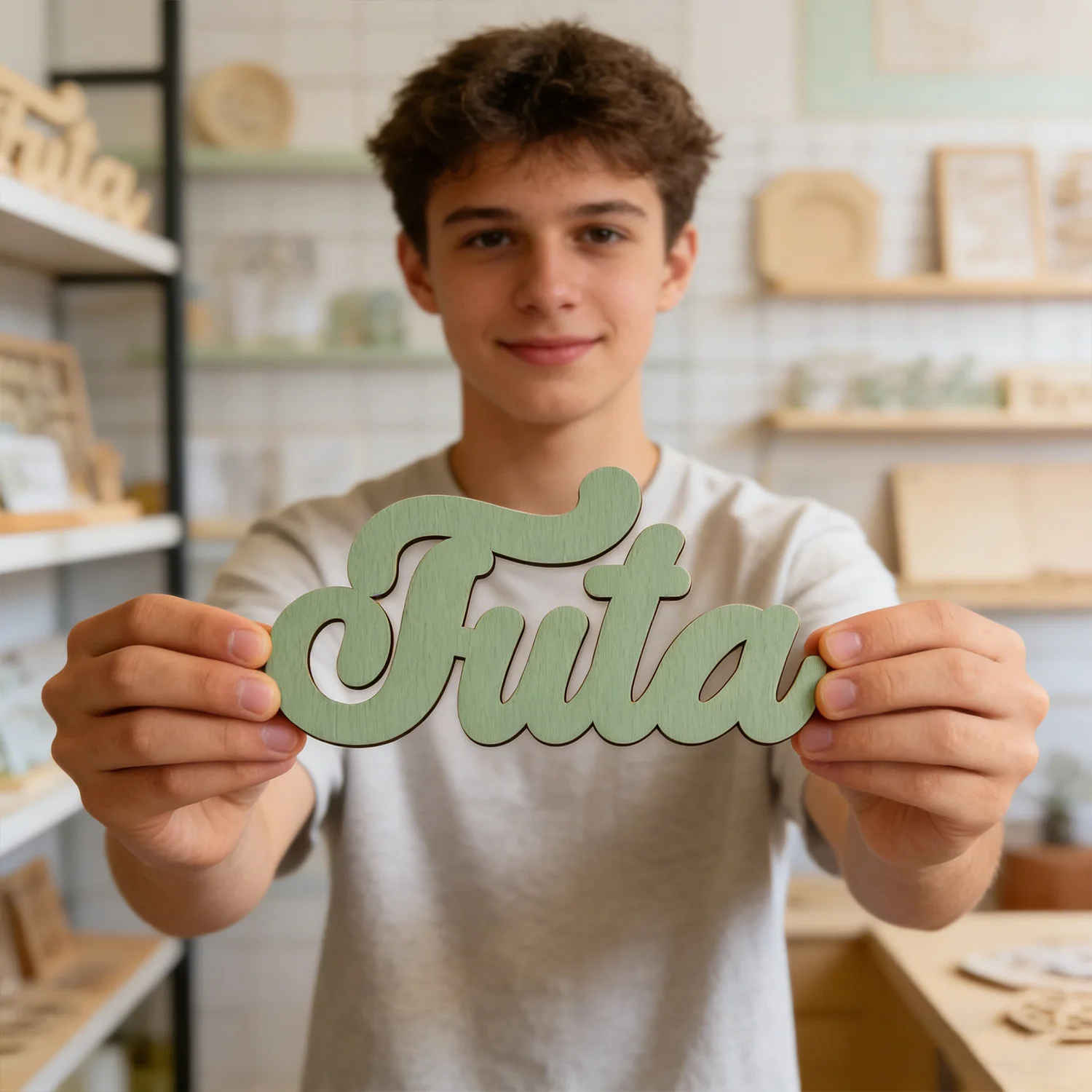 1pc Cute children's room name tag, Custom name, multi color Wall art decoration, living room and bedroom decoration view 4