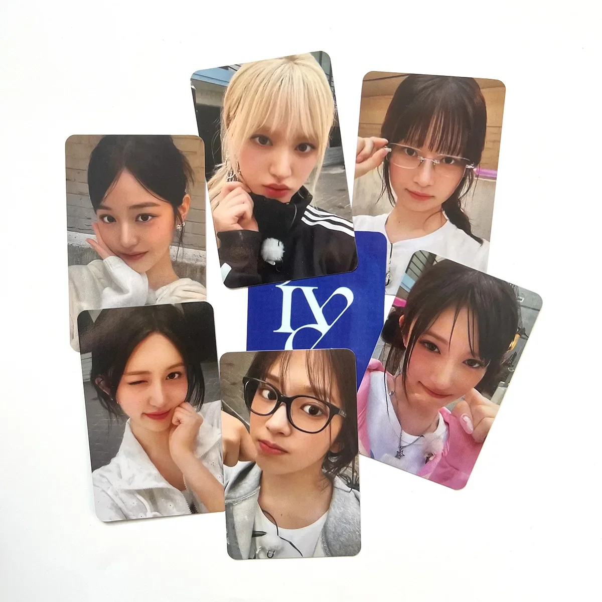 6pcs/set Kpop Girls Group IVE The 1st World Tour Photo Card LOMO Card Yujin Gaeul Wonyoung LIZ Rei Leeseo Fans Collection Gift