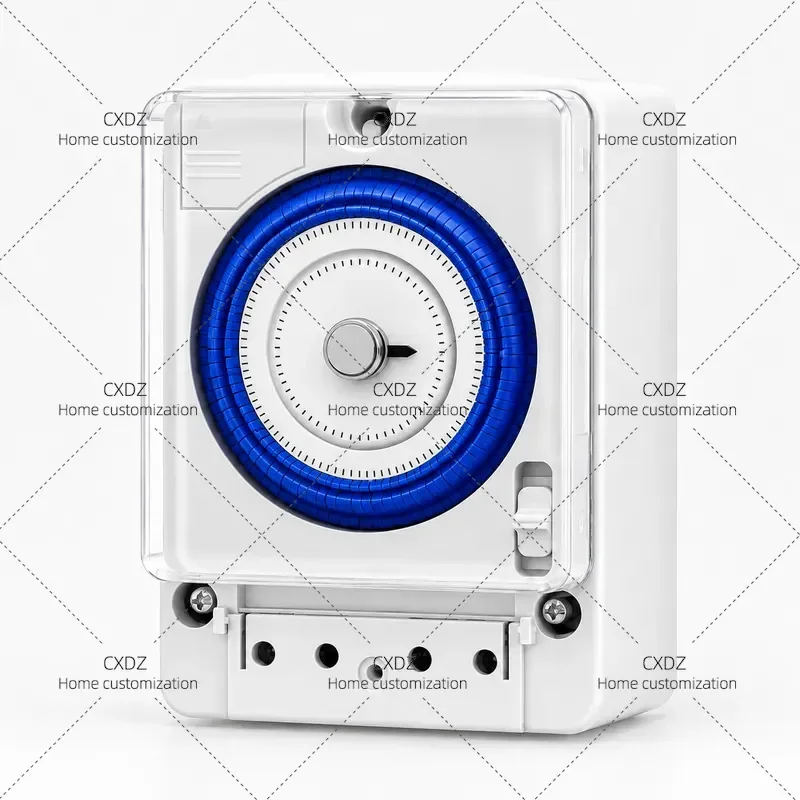 TB388 Mechanical Time Control Switch 24 Hour Programmable Timer with 96 Groups for Street Light and Billboard Timing Control