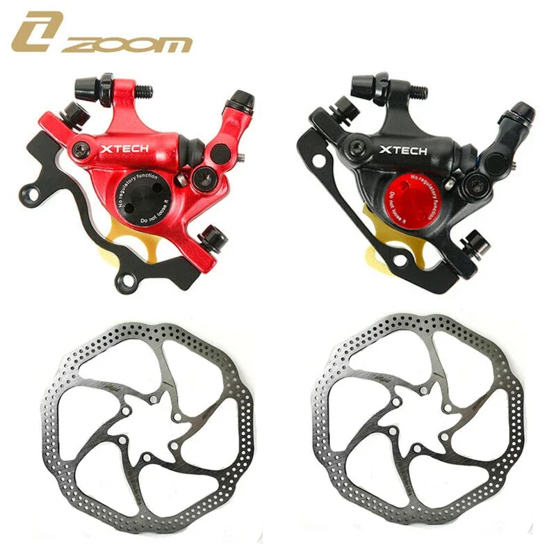 ZOOM MTB Hydraulic Disc Brake Caliper Fit 160 Bicycle Brake Set Bike Hydraulic Brakes Caliper AVID HS1 160mm Rotor Cycling Part