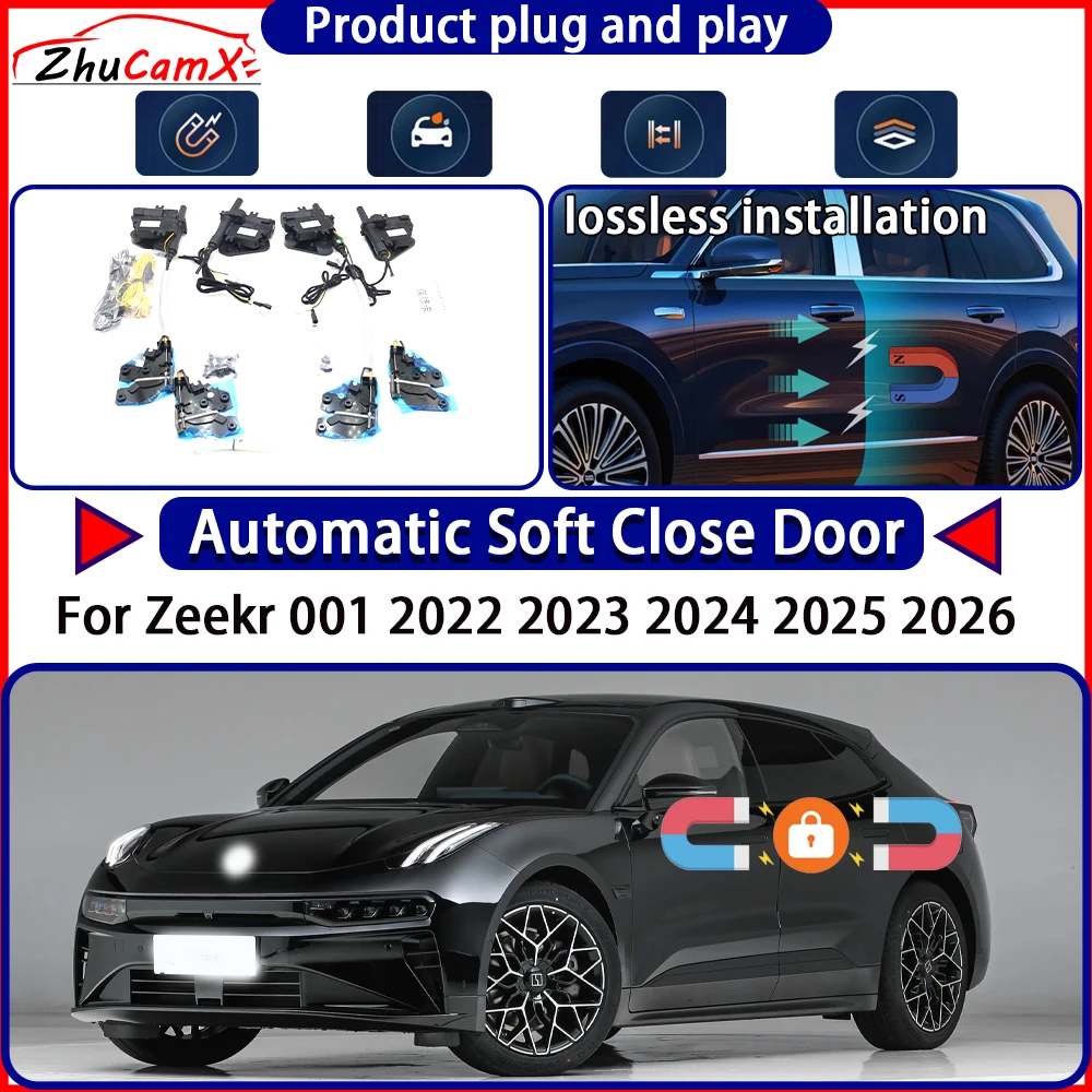 OEM Door Lock Actuator for Zeekr 001 2022 2023 2024 2025 2026 Soft Close Door Kit Power Latch System Auto Pull Door Easy Close
