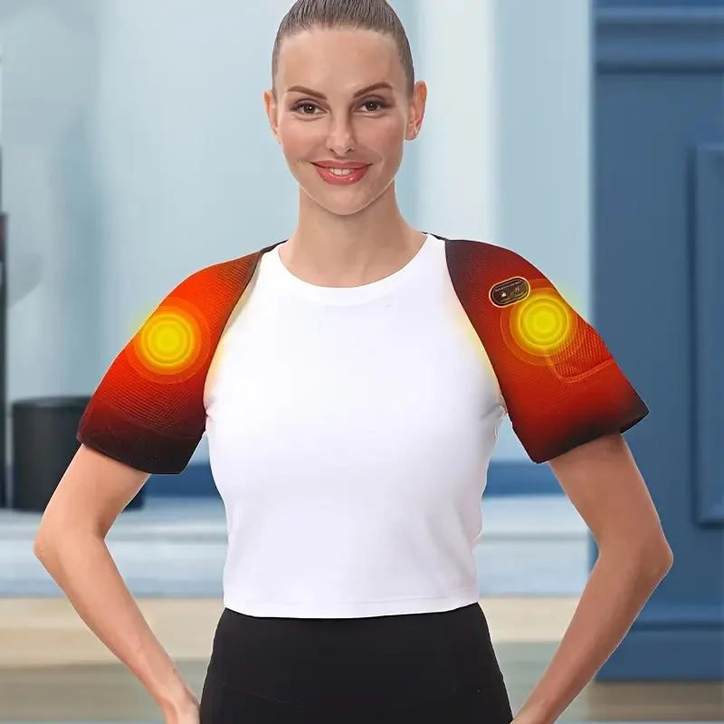 

Электрический массажер для плеч и спины с подогревом, постоянная температура, терапия, вибрация спины, разминание мышц плеч, облегчение жесткости