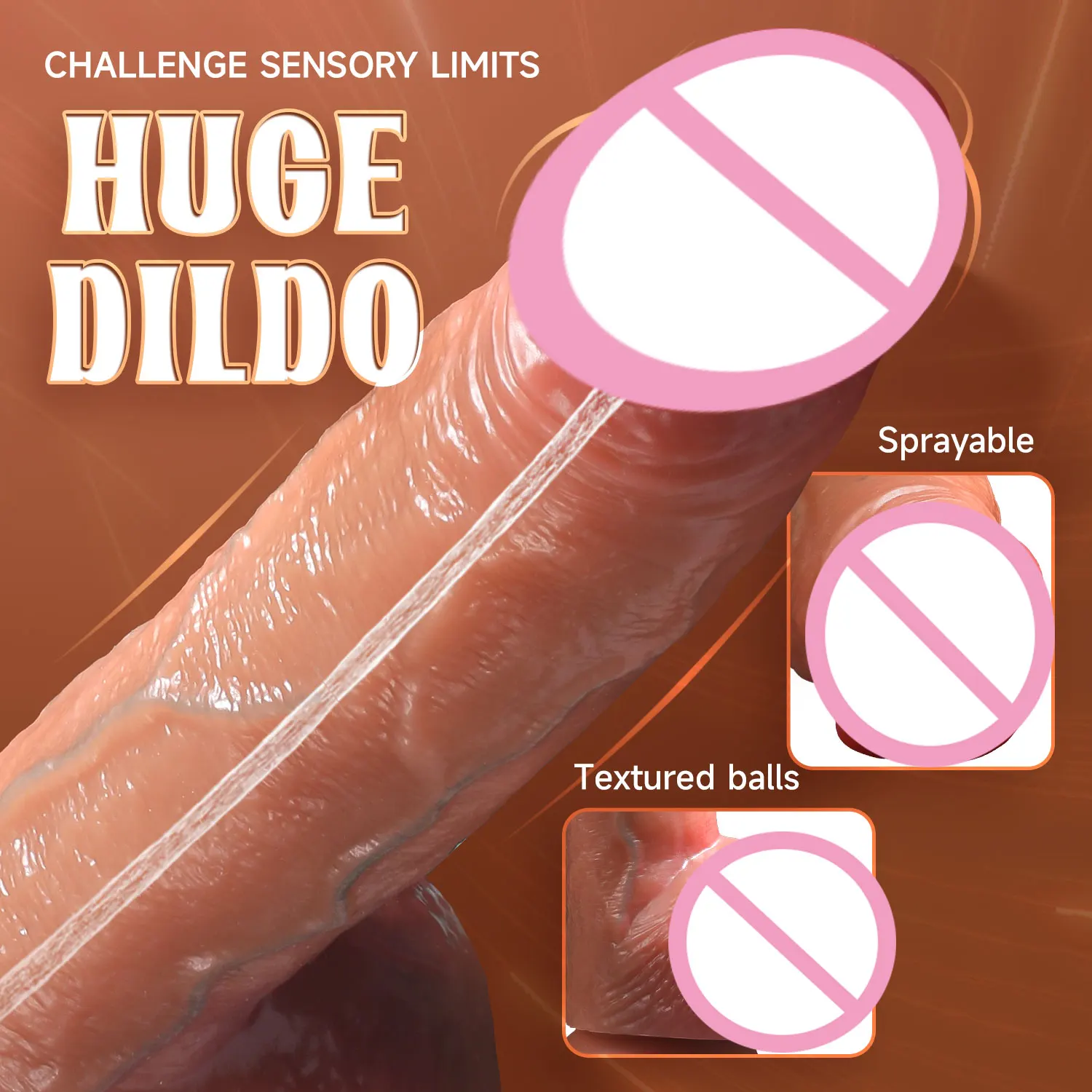 2 in 1 Ejaculating Dildo Squirting Dildo Silicone Strap on Sliding Dildos Adult Anal Female Mastrubator Sex Toys For Women 18+