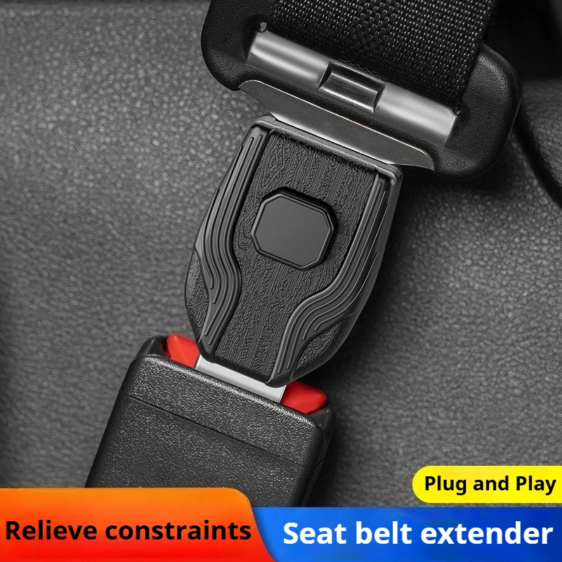 1Pc/2PCs Car Seat Belt Clip Extender Safety Seatbelt Lock Buckle Plug Thick Insert Socket Extender Safety Buckle Car Accessories