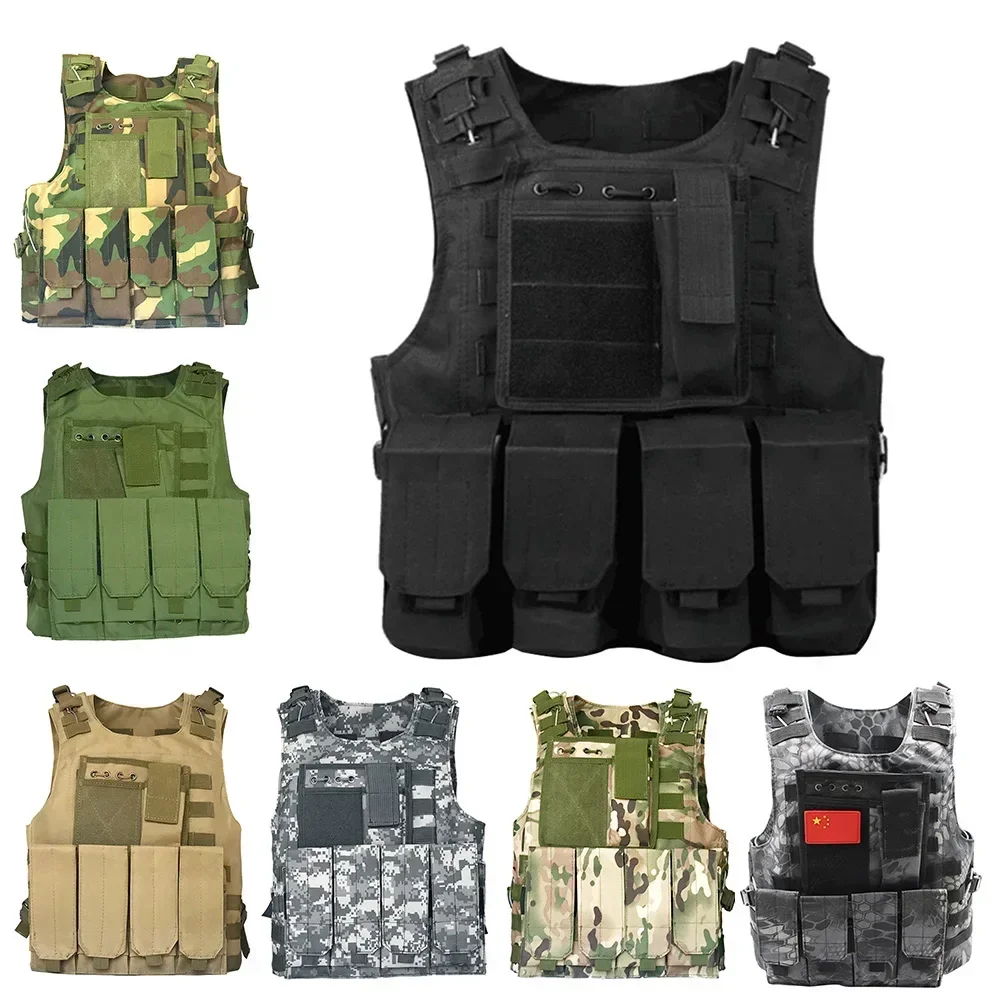 Taktische militärische Kinder Weste Chasse Paintball Ausrüstung Airsoft Gun Combat Corps Armure Extérieure Soft Attack CS Uniformen Weste