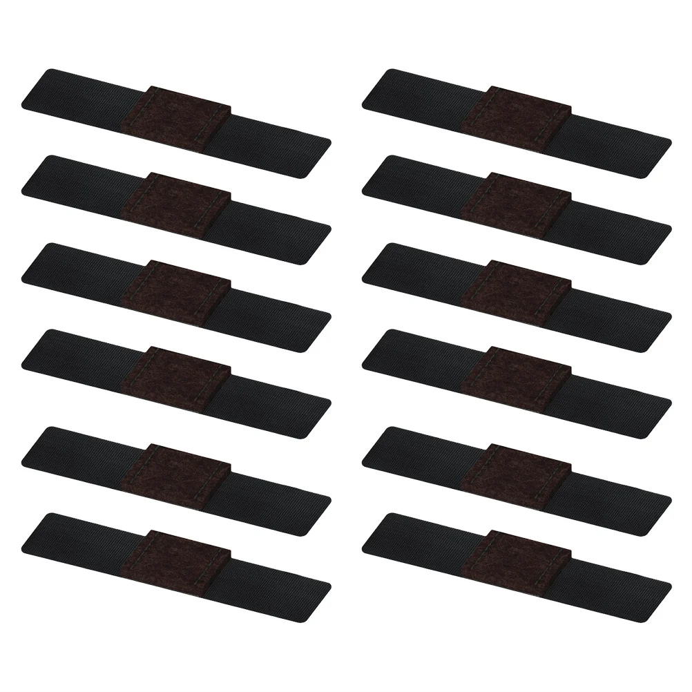 

12 Pcs Fastener Chair Mat Office Foot Pads Leg Cloth Floor Protectors for Hardwood Floors