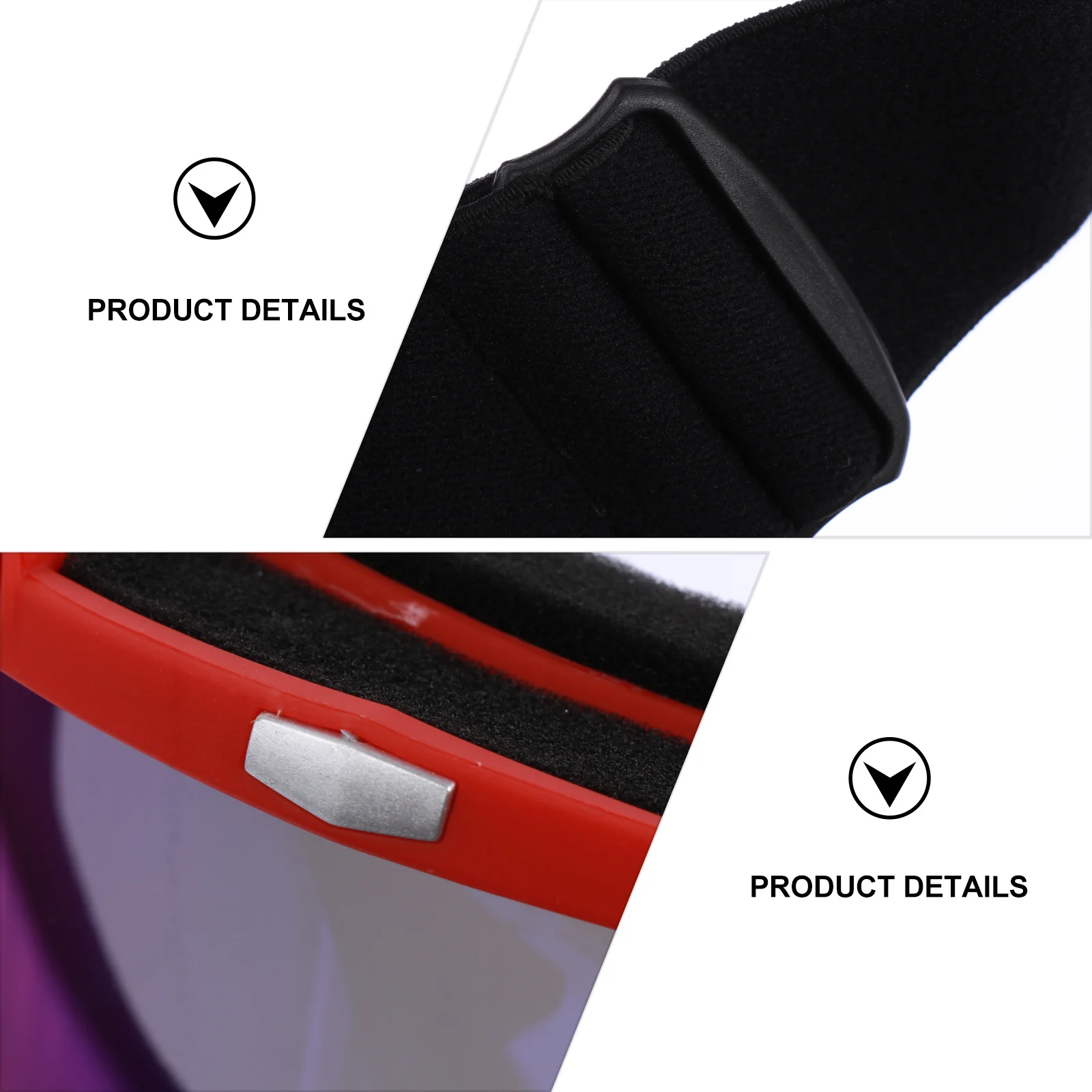 

Wind-Proof Anti-Fog Ski Protective Goggles Multicolor Lenses Adjustable Strap Comfortable Tpu Frame Sports Eyewear for Skiing