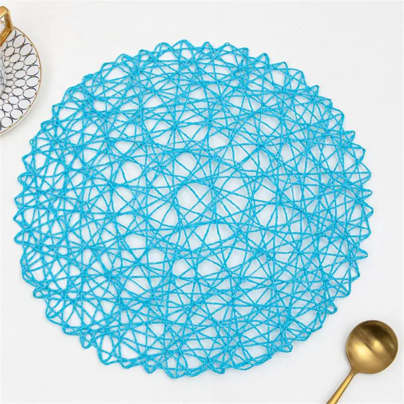 Decorative Mat Paper Rope 38cm Tableware Accessories Table Insulation Mat Anti-slip Simple Home Decor Table Tea Cup Mat Bowl Mat