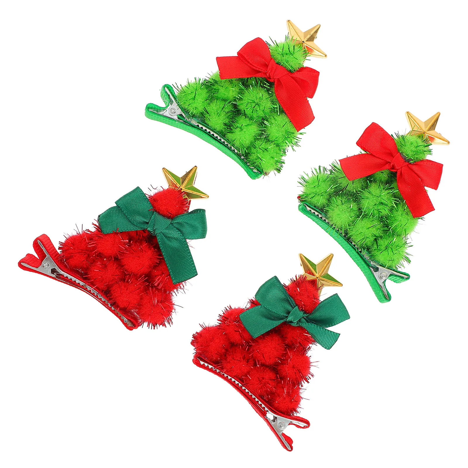 

Christmas Tree Hair Clips for Women Girls Holiday Decorative Barrettes Iron Xmas Kids Hairpin Christmas Hair Accessories