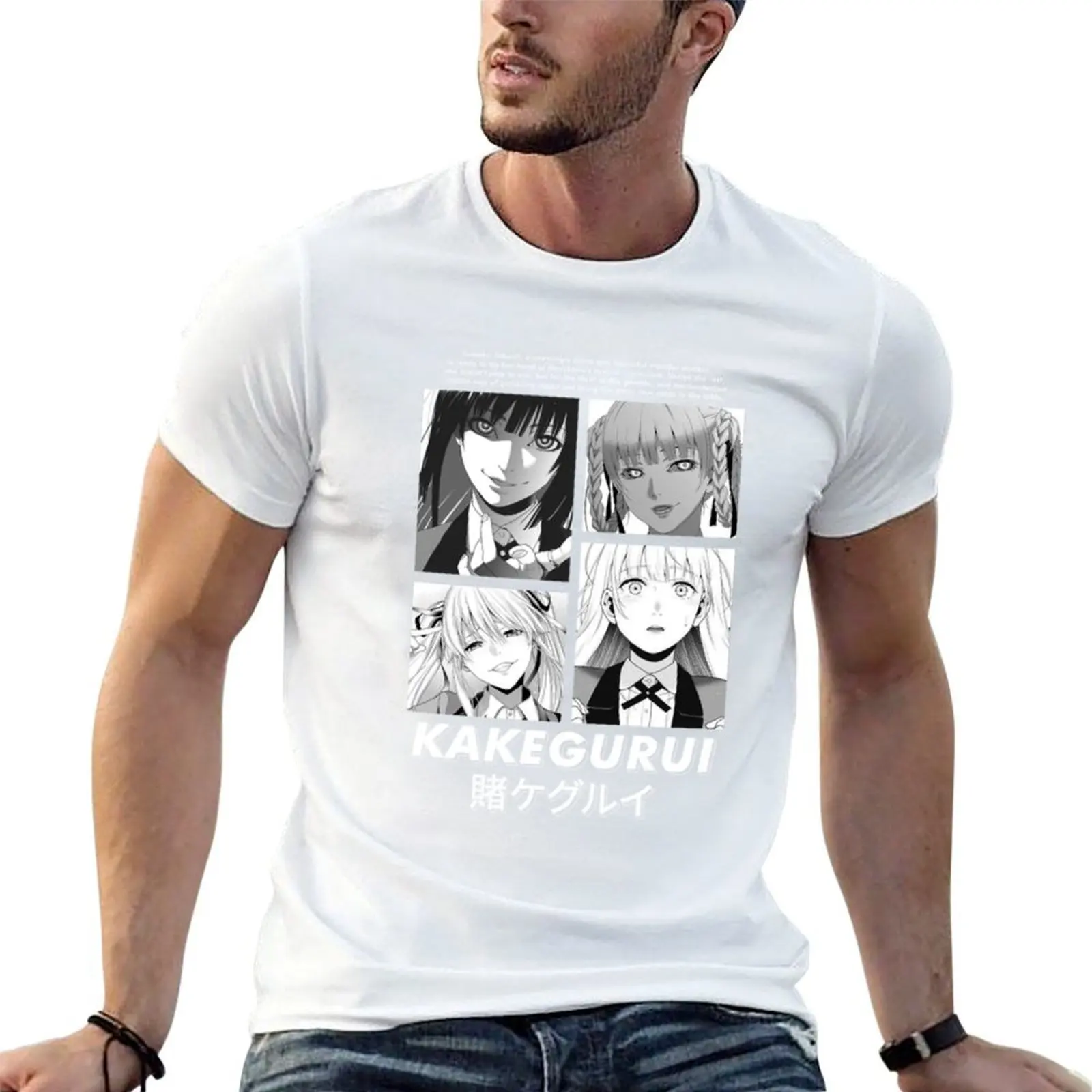 Kakegurui T-Shirt cotton graphic tees plain plain black t shirts men