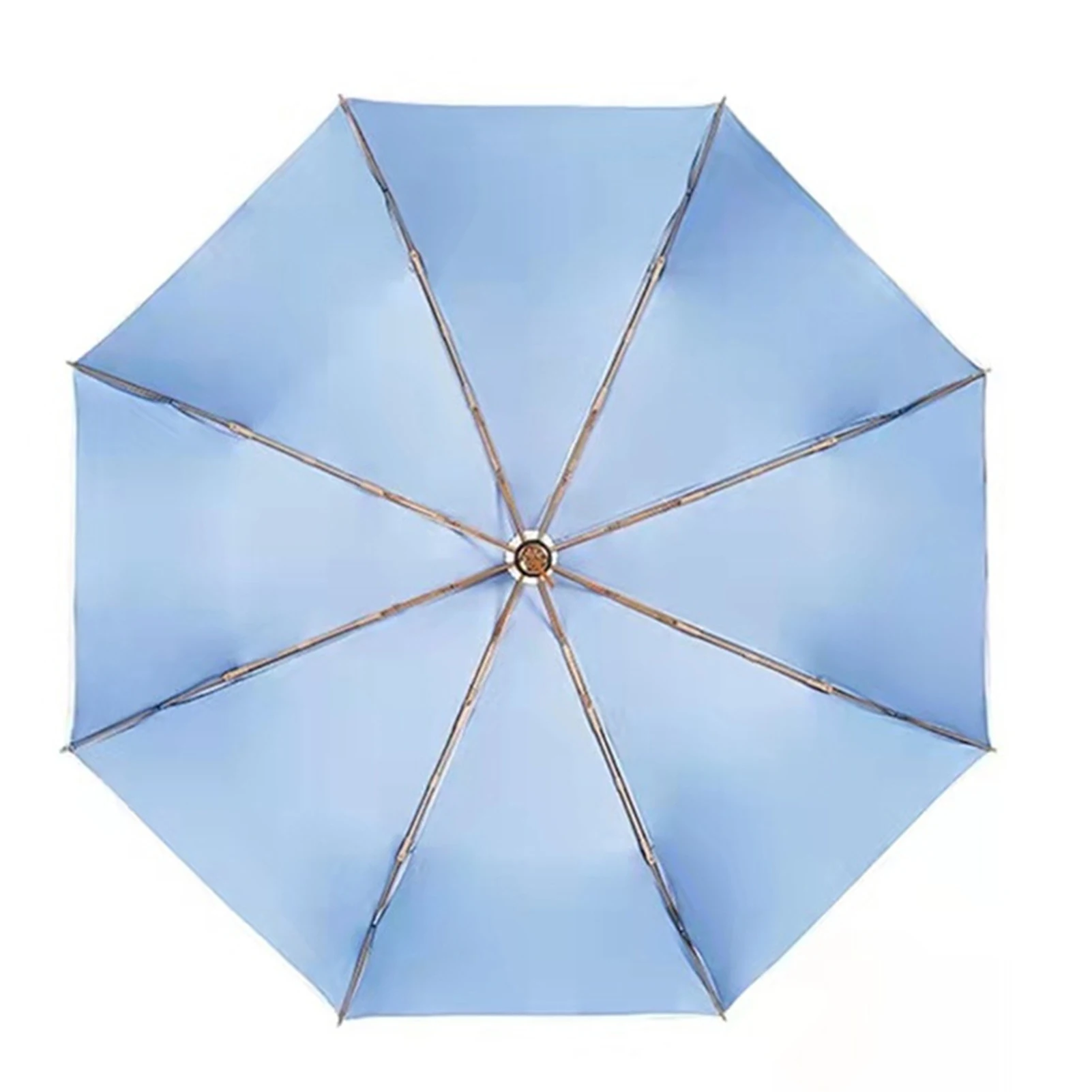 Three-fold Umbrella Anti-rust Alloy Umbrellas Lightweight for Man and Woman