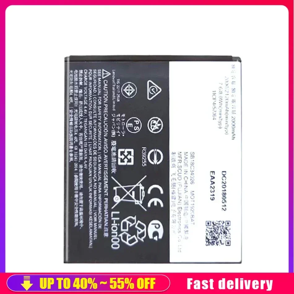 Mobile Phone Batteries JE30 2120mAh For Motorola Moto E5 Play E5Play Go Edition XT1920-15 XT1920-16 XT1920-18 XT1920-19 Battery