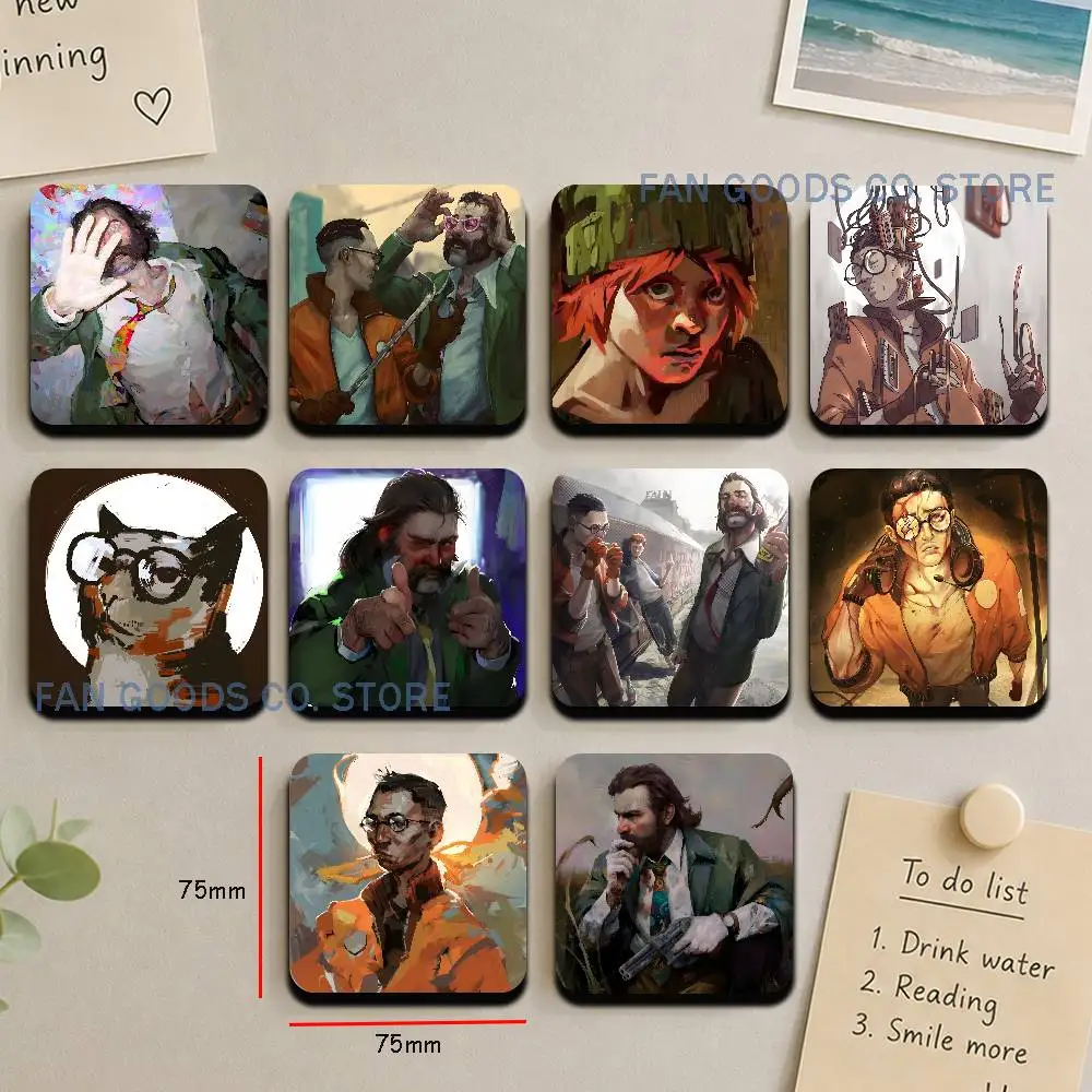 

D-Disco Game E-Elysium Sublimation Magnet Cartoon Anime CuteFridge Magnets Personalized Sublimation Products for Kitchen